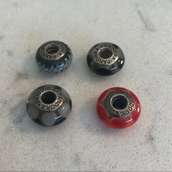 Pandora Beads (4) Bundle! - Picture 1 of 10